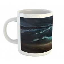 Gothic Wave Alone Woman Mug