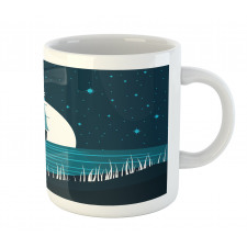 Moonlight on Water Ship Mug