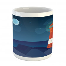 Lighthouse at Night Mug