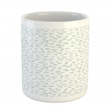 Grape Leaf Ivy Pastel Tones Mug