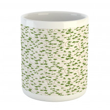 Colorful Grape Leaves Graphic Mug