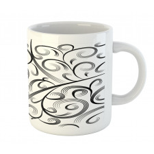 Curvy Lines Art Mug