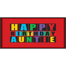 Funky Happy Birthday Auntie Mug