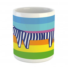 Doodle Animal Stripes Mug