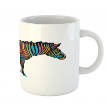 Animal Colorful Lines Mug