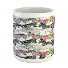 Funky Animal Chevrons Mug