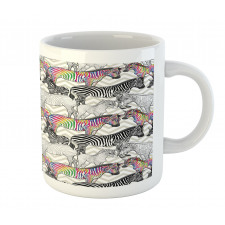 Funky Animal Chevrons Mug