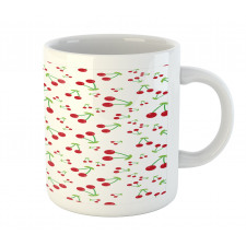 Simple Summer Fruit Pattern Mug