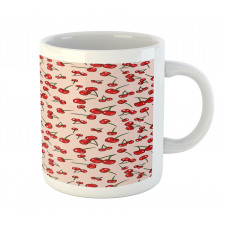 Summer Love Scattered Fruit Mug