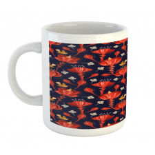 Blooming Flowers and Birds Mug