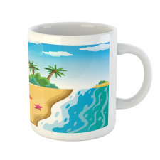 Happy Family on the Beach Mug