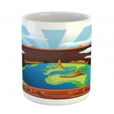 Globe in a Vacation Suitcase Mug