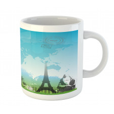 Famous Landmarks Mapping Mug