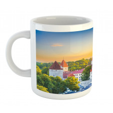 Estonia Historic Town Sunset Mug