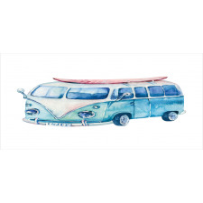 Watercolor Happy Surf Van Mug