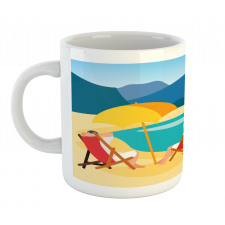 Relaxing on the Exotic Beach Mug