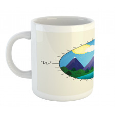 Adventurous Compass Design Mug