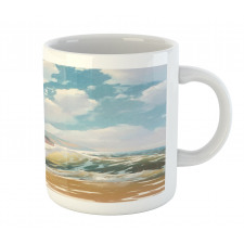 Sea Waves Coastline Mug