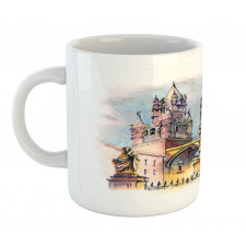 Monument in Palermo Sicily Mug