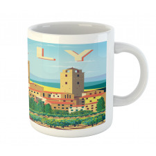 Summer Season Rural Landscape Mug