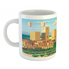 Summer Season Rural Landscape Mug