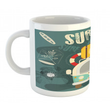 Surfing Text and Van Mug