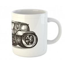 Farming Tractor Art Mug