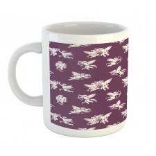 Flying Love Angel Drawings Mug