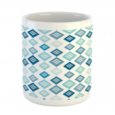 Diamond Shaped Triangles Mug