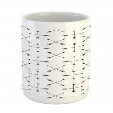 Long Pointy Tribal Elements Mug