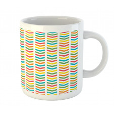 Colorful Repetitive Arrows Mug