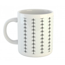 Aztec Inspired Retro Streaks Mug