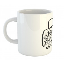 Wanderlust Suitcase Mug