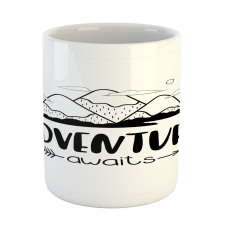 Mountain Lettering Mug