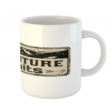 Rusty Art Mountain Mug