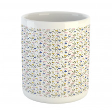 Spring Botany Flowers Mug