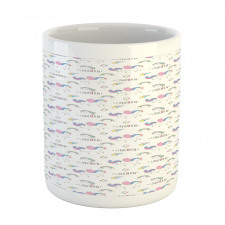 Unicorn Party Rainbow Stars Mug