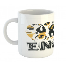 Enjoy Dancing Women Desserts Mug