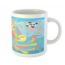 Funky Underwater Characters Mug