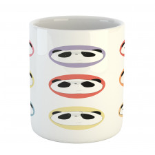 Round with Animal Faces Fun Mug