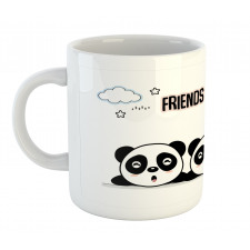 3 Pandas Design Mug