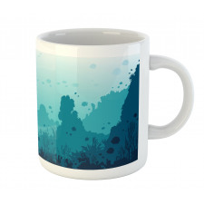 Freedivers and Coral Reef Mug