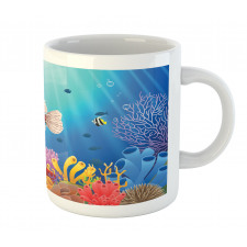 Colorful Marine Scenery Mug