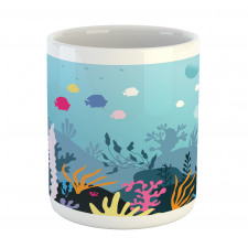 Seaweed Algae and Coral Mug