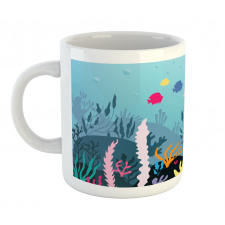 Seaweed Algae and Coral Mug