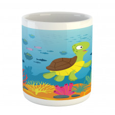 Funny Turtle Fish Types Mug