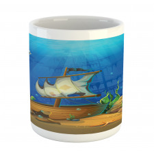 Undersea World Ship Wreck Mug