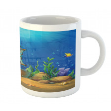 Undersea World Ship Wreck Mug