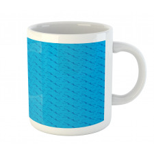 Diver and Fish Silhouettes Mug