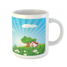 House on a Hill Mug